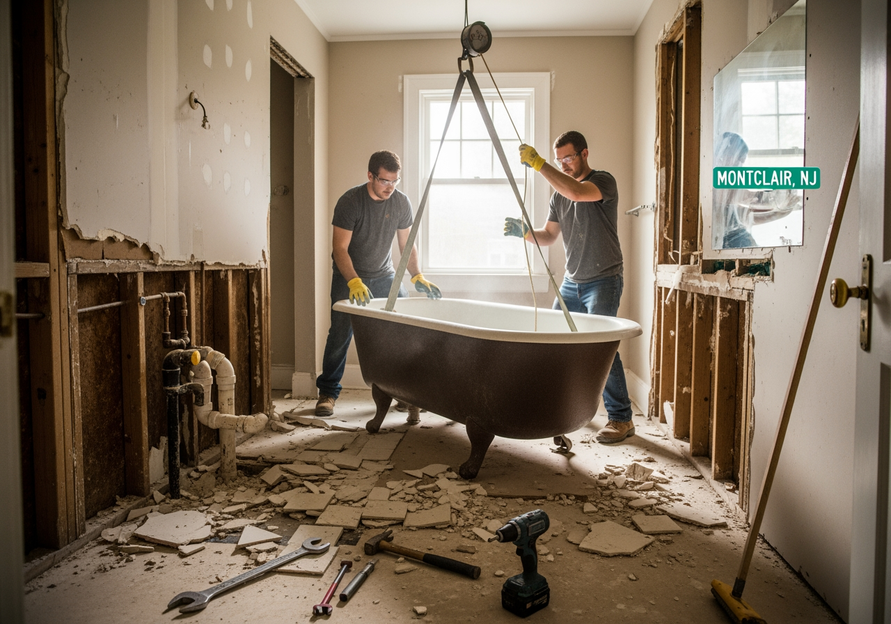 emergency bathroom remodeling in montclair, nj