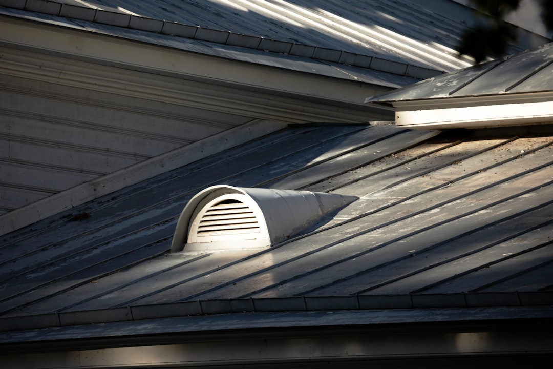 roof ventilation on a modern New Jersey home with visible ridge and soffit vents - how roof ventilation works and why it