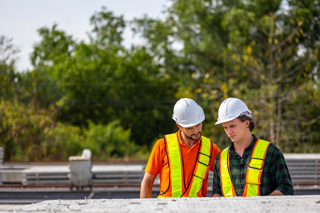 homeowner reviewing roofing contractor credentials and contract documents