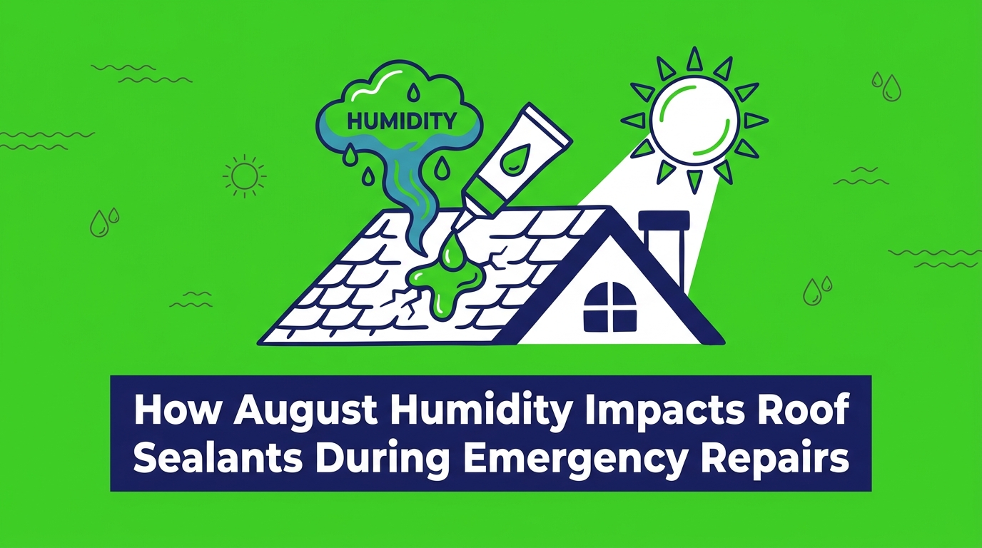 How August Humidity Impacts Roof Sealants During Emergency Repairs — featured image