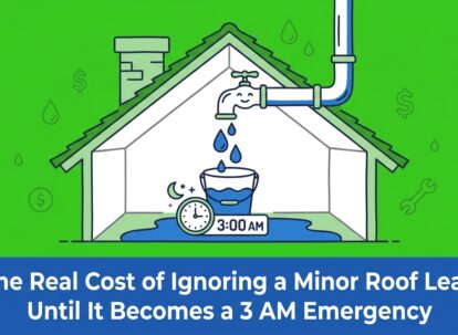 The Real Cost of Ignoring a Minor Roof Leak Until It Becomes a 3 AM Emergency — featured image
