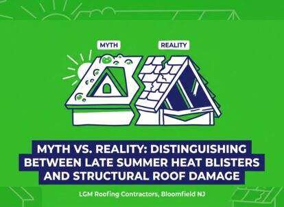 Myth vs. Reality: Distinguishing Between Late Summer Heat Blisters and Structural Roof Damage — featured image