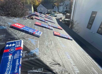 new shingle roof